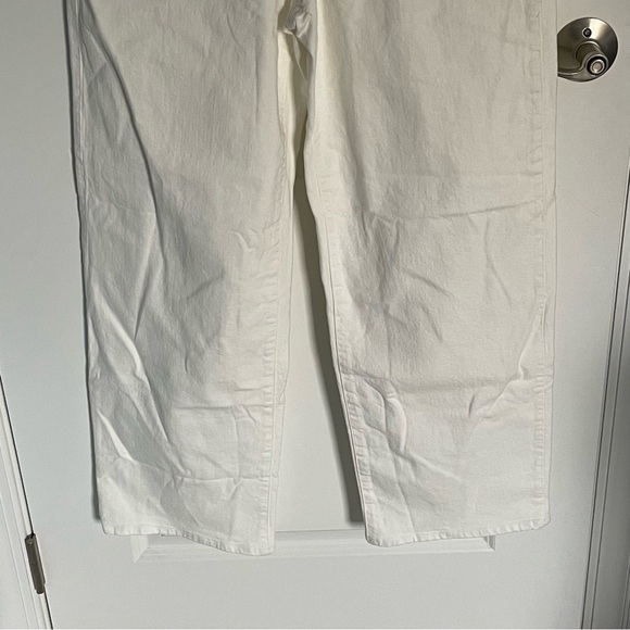 New! The Tall Perfect Vintage Wide-Leg Crop Jean in Tile White 18906 - Picture 7 of 16